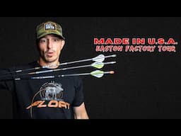 How Arrows Are Made - exclusive EASTON Factory Tour