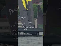 ALMOST CAPSIZE 😱 How did they save that? #SailGP #sailing #racing