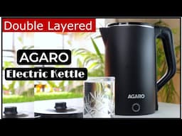 सिर्फ 3 Minutes में 1.8 लीटर पानी गर्म | AGARO  Electric Kettle Review | Time Saving Item.