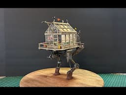 How I made a Green House mech from junk! No 3d Printing!