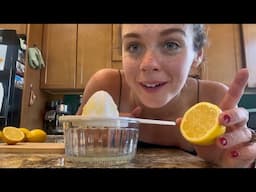 ASMR Making Lemonade for my Fiancé 💛