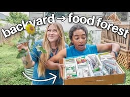 Turning my Backyard Into a FOOD FOREST 🍊🍅🌳 in Austin, TX (a long over due garden update)