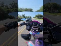 Harley Rider VS Toyota Tacoma 😱