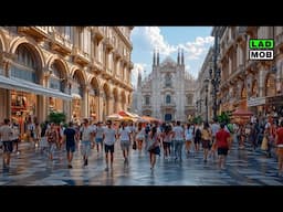 Walking in Milan Italy 🇮🇹 4K HDR | Stunning Milan Walk - Italy’s Fashion Capital