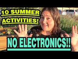How I Keep My Three Kids Busy Without Screens This Summer!