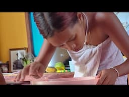🇵🇭 Filipina Beauty in Bath Towel Assembles Something. OFF GRID ISLAND FAMILY PHILIPPINES LIVING
