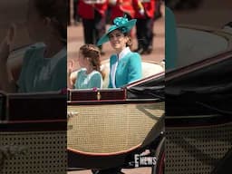 Kate Middleton and Princess Charlotte at Trooping The Colour