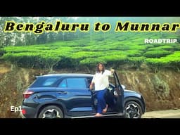 Bengaluru to Munnar &Thekkady Roadtrip|509Km|Resort at Suryanelli|Ep1|Karaj Vlog