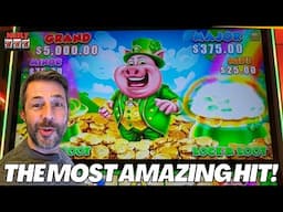 I played this slot for the FIRST TIME and landed this AMAZING WIN! Lucky Looters Leprechaun Slot!
