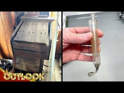 What Is This MYSTERIOUS Antique Furniture Piece And This  Plunger Found While Renovating A Brewery?