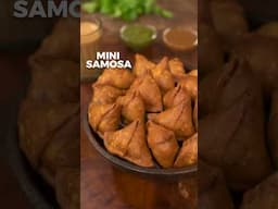 Mini Samosa | Potato stuffed mini Samosa #shorts #minisamosa