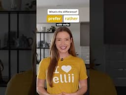 Prefer Vs. Rather with Verbs