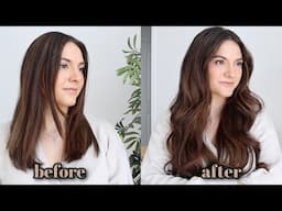HOW TO Put In Clip In Extensions For Short Hair! Tips & Tricks To Blend Extensions! Ft.Yilite Hair