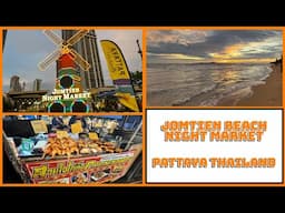 Jomtien Night Market - Food, Music, Shopping with a Beach View - Pattaya Thailand 2025