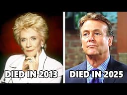 You Won't Believe It: The Shocking Deaths of "The Young & The Restless" Cast Members!