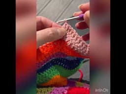 Crochet ripple blanket  #crochet