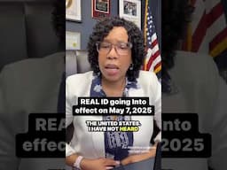 REAL ID going into effect on May 7, 2025!