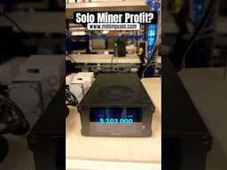 Solo miner profits?🚀 www.miningsolo.com | Crypto Mining India #bitcoinmining #solomining #bitaxe
